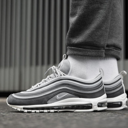 Nike Air Max 97 Premium Wolf Grey-Dark Grey - Kick Game