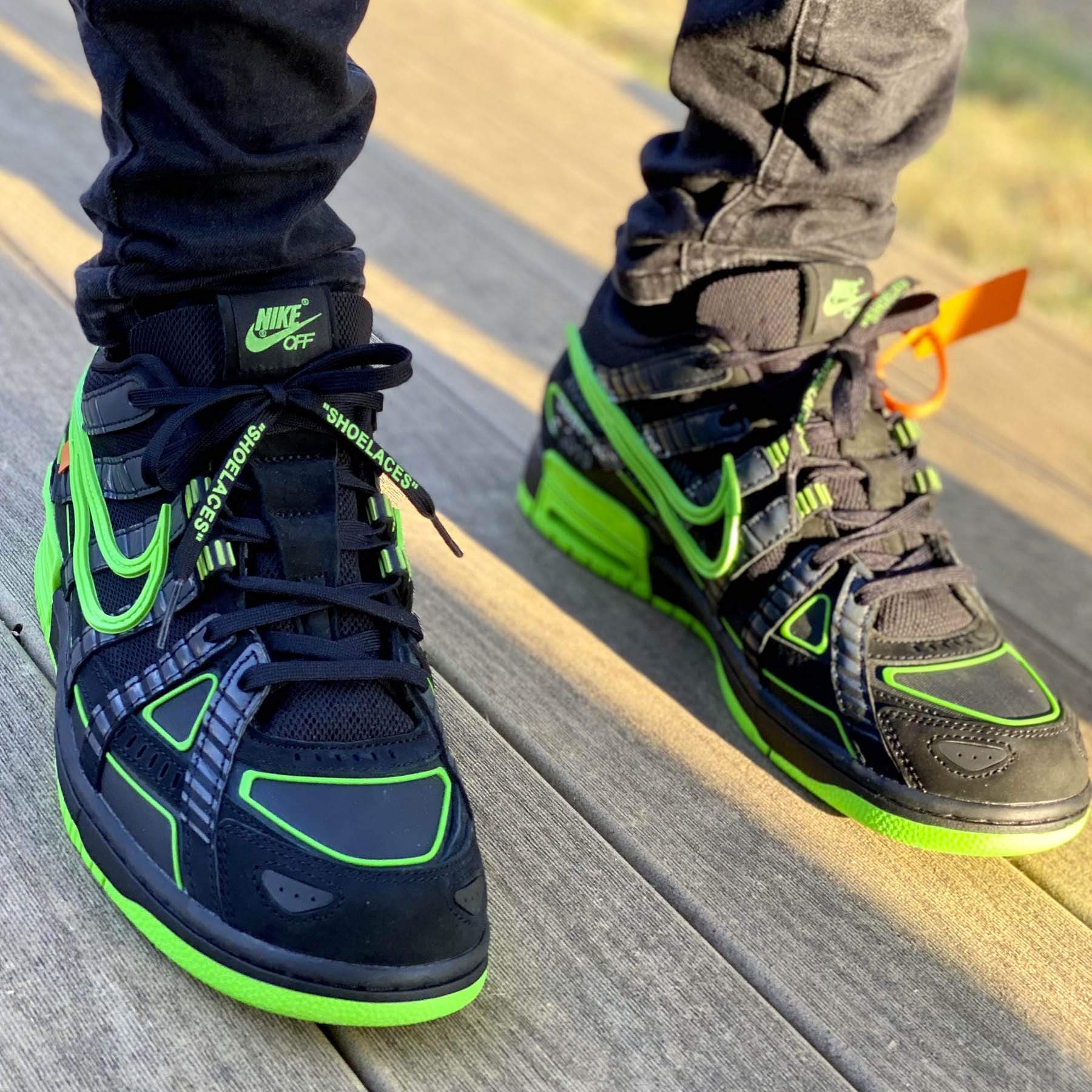 Off-White x Nike Air Rubber Dunk 'Green Strike' - Kick Game