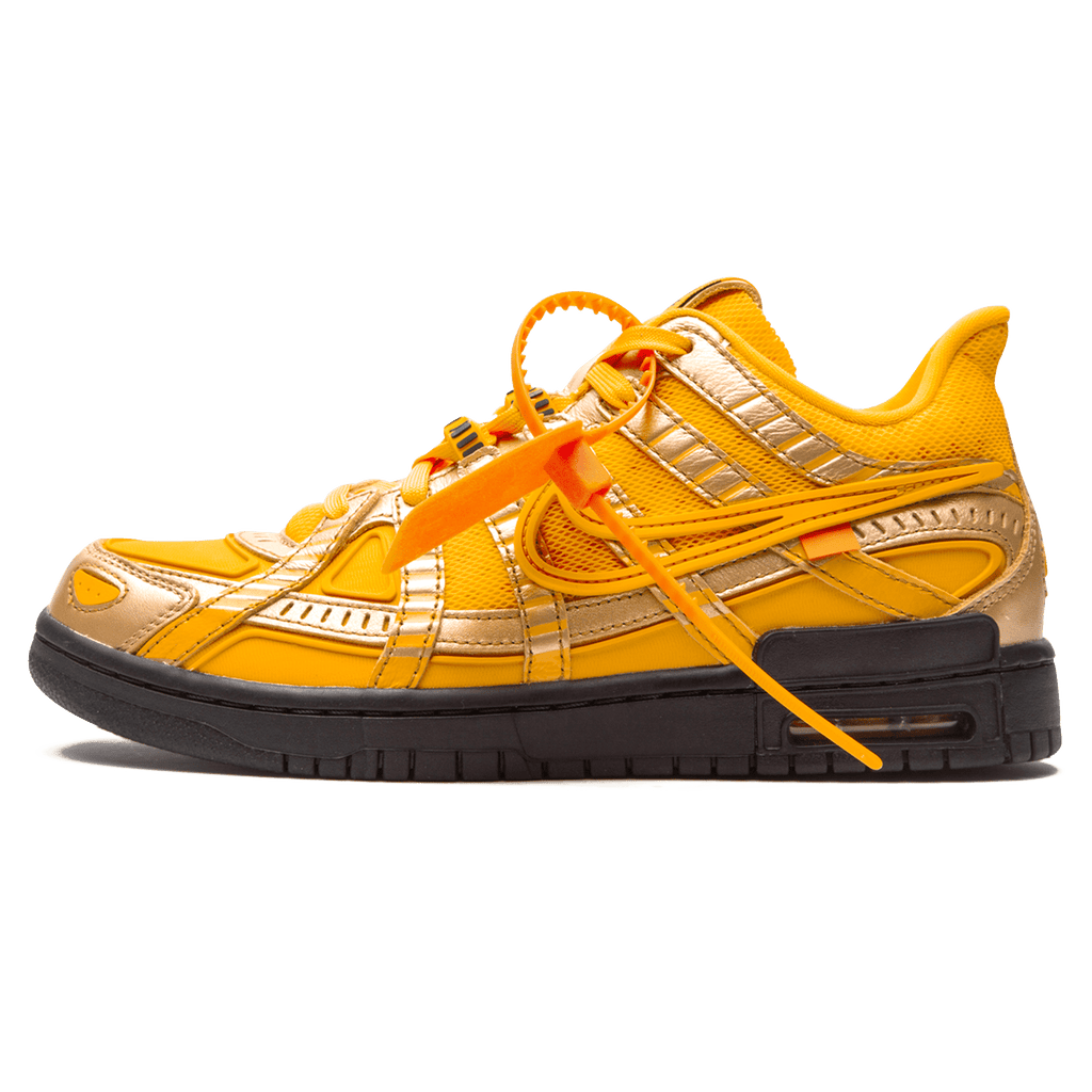 Off-White x Nike Air Rubber Dunk 'University Gold' — Kick Game