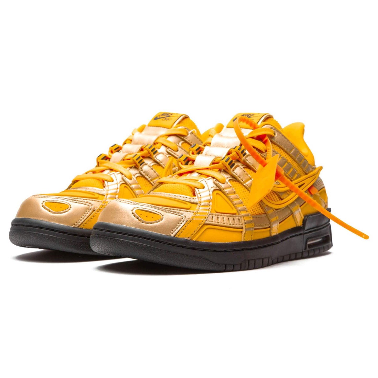 Off-White x Nike Air Rubber Dunk 'University Gold' - Kick Game