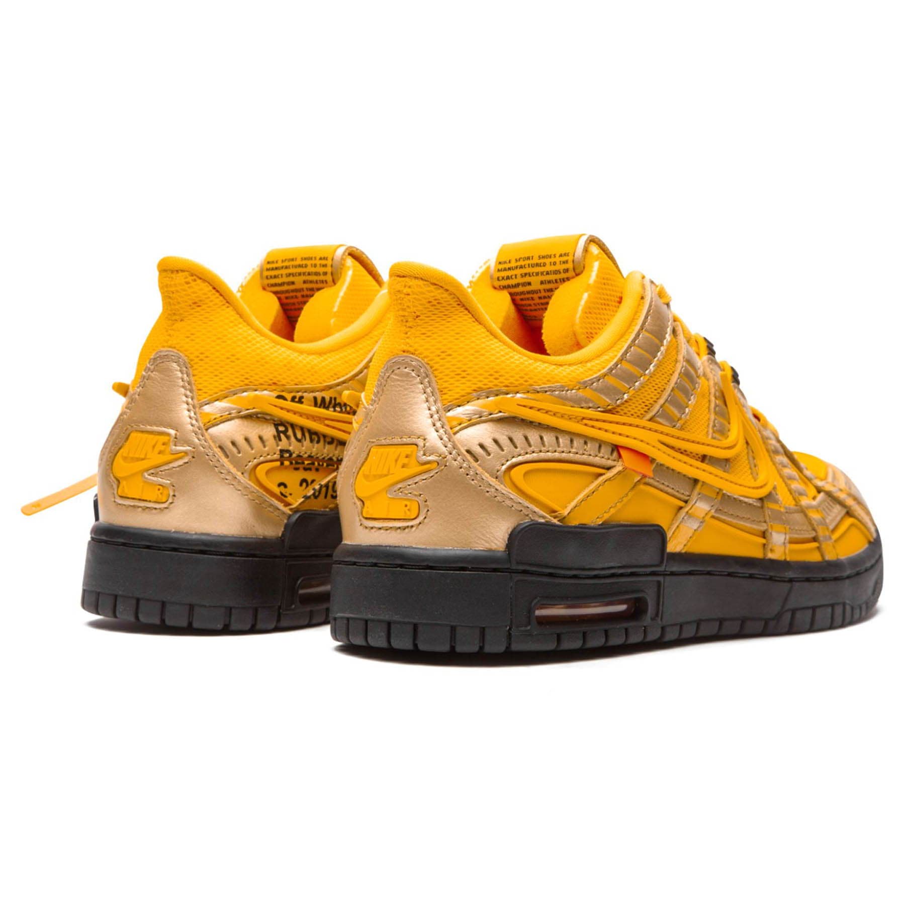 Off-White x Nike Air Rubber Dunk 'University Gold' - Kick Game