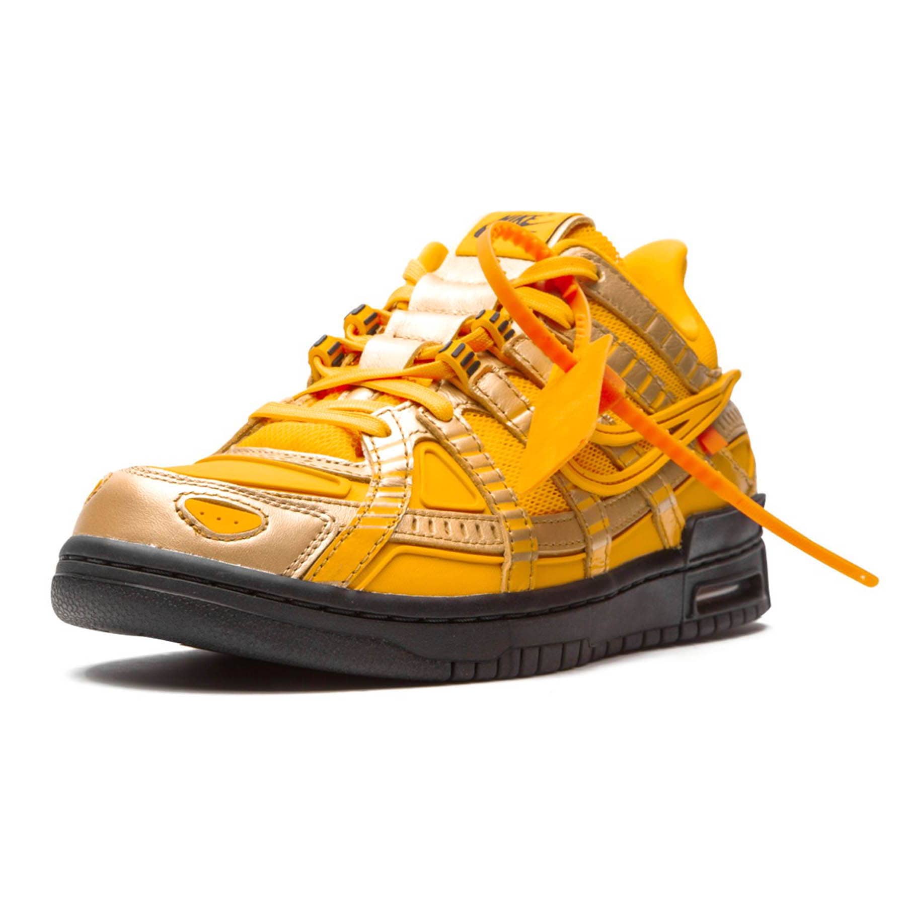 Off-White x Nike Air Rubber Dunk 'University Gold' - Kick Game