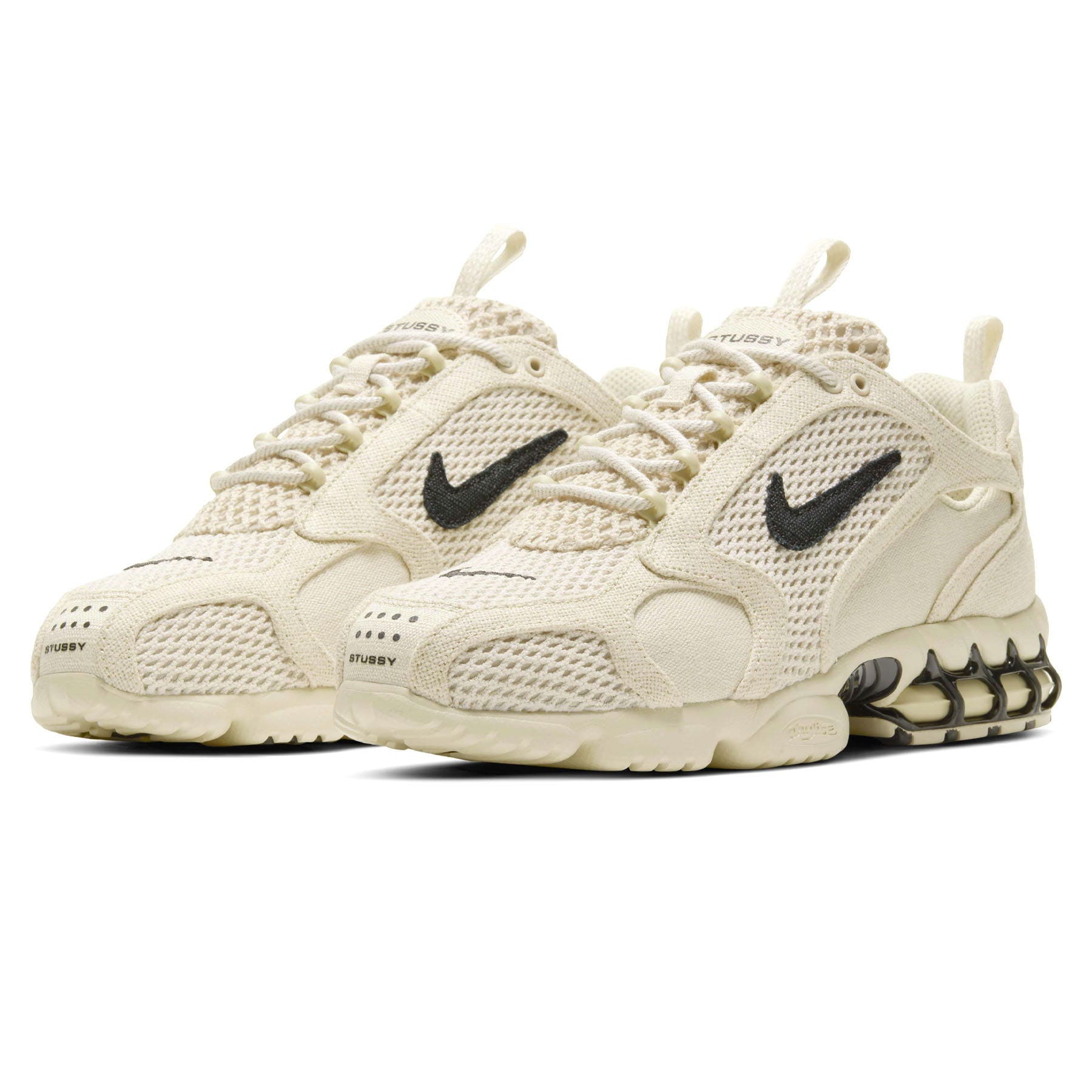 Stussy x Nike Air Zoom Spiridon Caged 2 'Fossil' - Kick Game