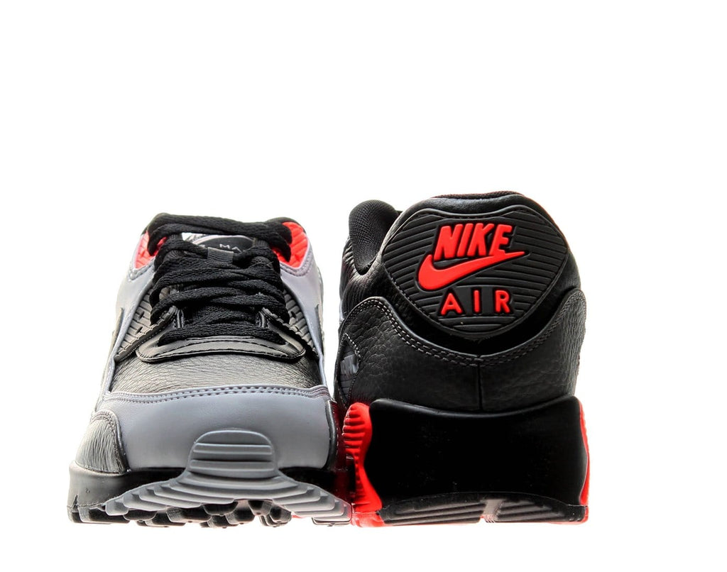 Nike Air Max 90 LTR 'Black Medium Ash Total Crimson' - JuzsportsShops