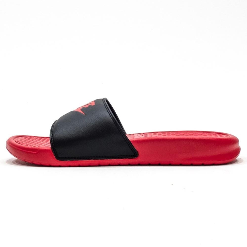 Nike Benassi JDI Mismatch University Red & Black - Kick Game