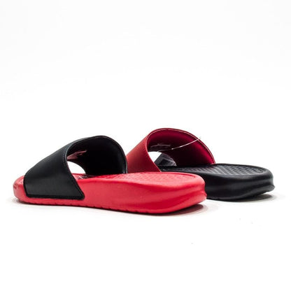 Nike Benassi JDI Mismatch University Red & Black - Kick Game