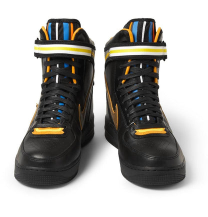Nike Black Riccardo Tisci Air Force 1 Hi Leather Sneakers - Kick Game