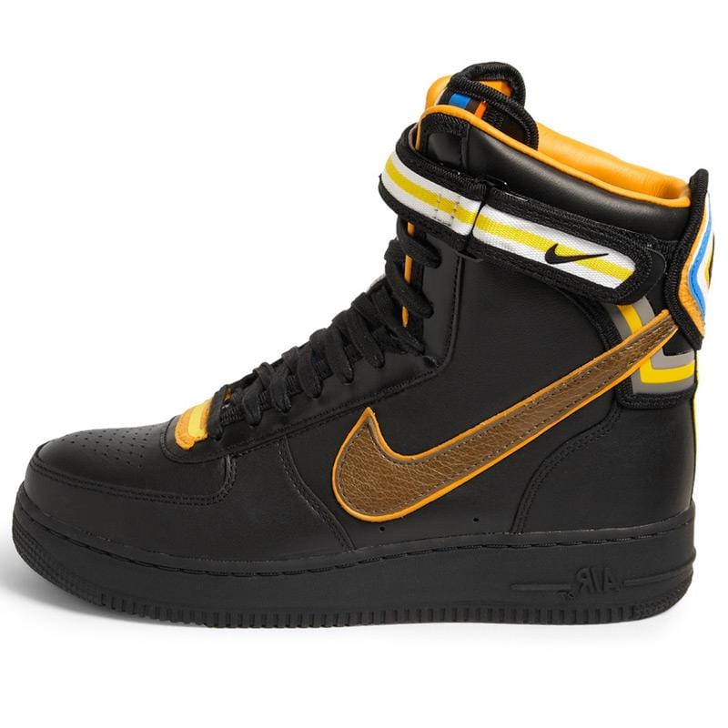 Nike Black Riccardo Tisci Air Force 1 Hi Leather Sneakers - Kick Game