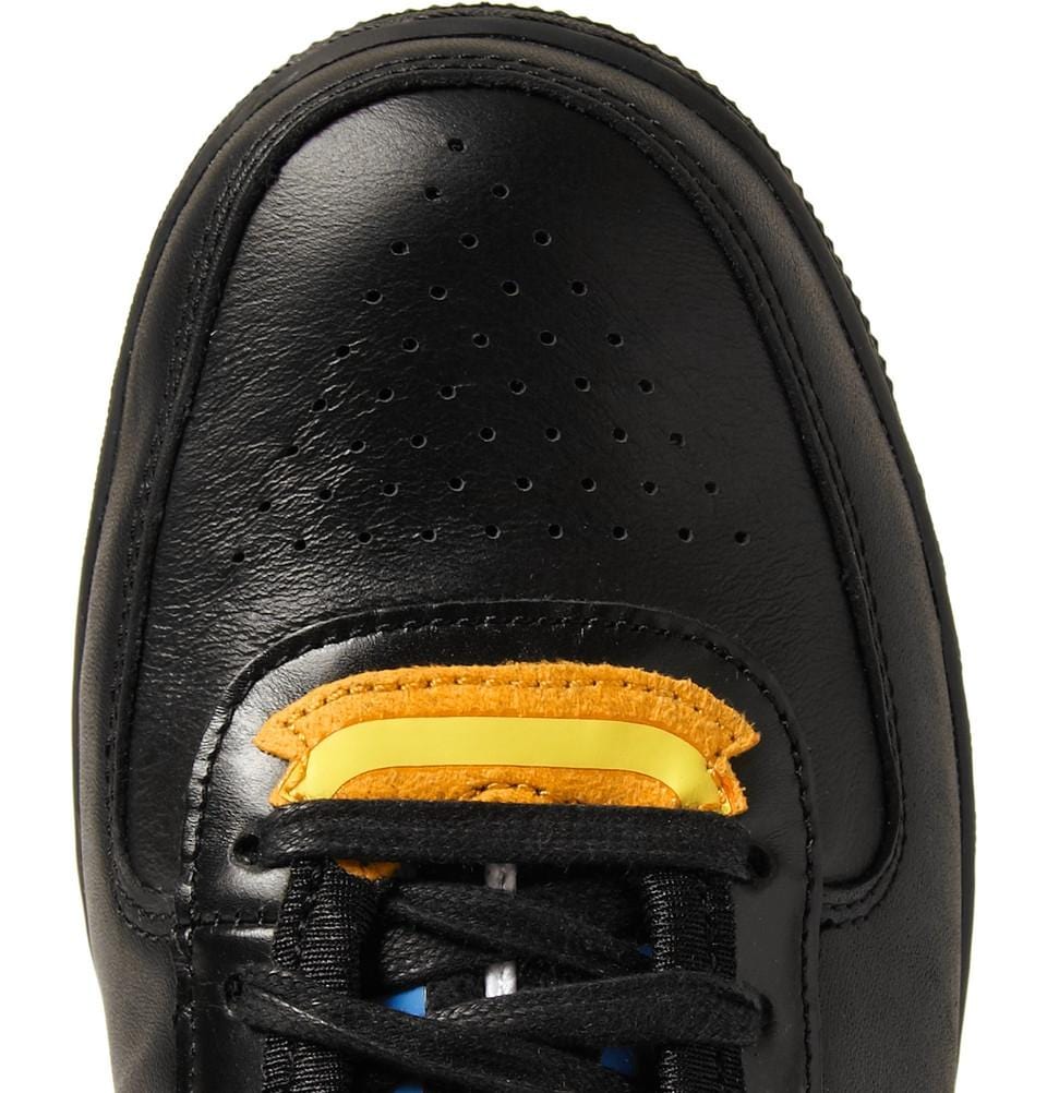 Nike Black Riccardo Tisci Air Force 1 Hi Leather Sneakers - JuzsportsShops