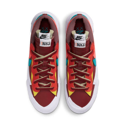KAWS x sacai x Nike Blazer Low ‘Team Red’ - Kick Game
