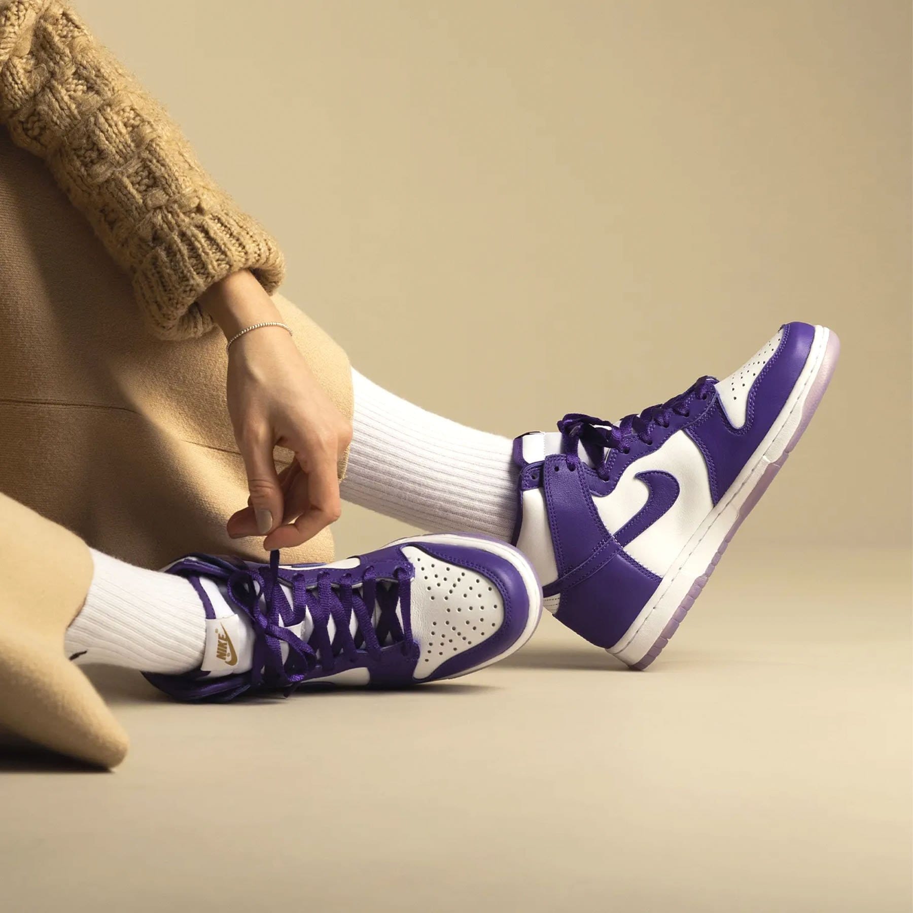 Nike Dunk High Wmns 'Varsity Purple' — Kick Game