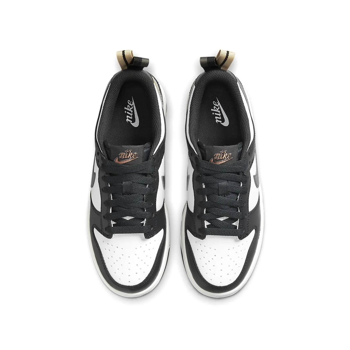 Nike Dunk Low GS 'Black White Metallic' - Kick Game