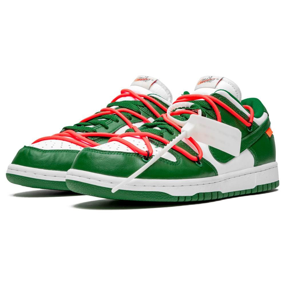 OFF-WHITE x Nike Dunk Low 'Pine Green' - Kick Game