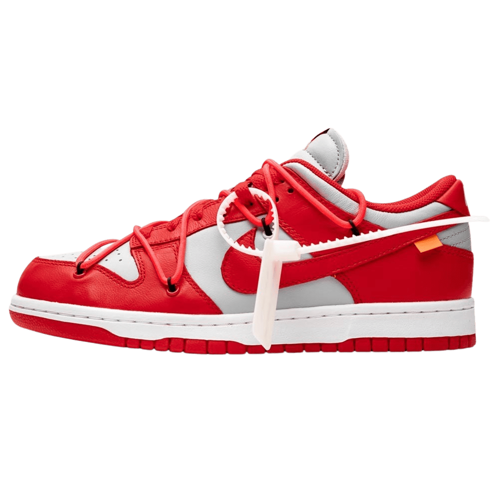 OFF-WHITE x Nike roshe Dunk Low 'University Red' - JuzsportsShops