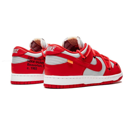 OFF-WHITE x Nike Dunk Low 'University Red' - Kick Game
