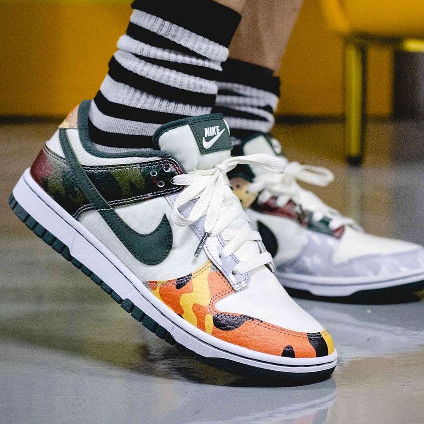 Nike Dunk Low SE 'Sail Multi-Camo' - Kick Game