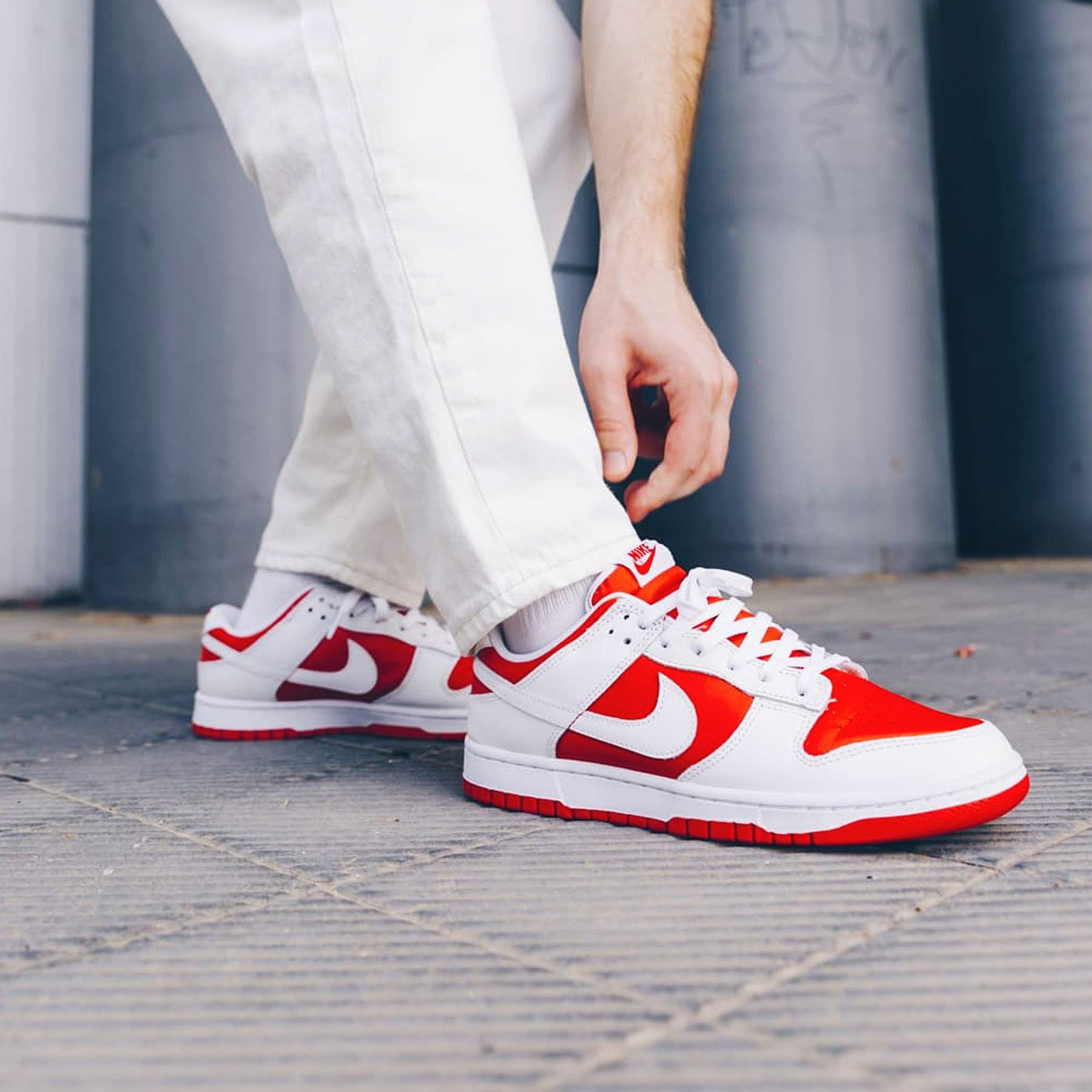 Nike Dunk Low 'White University Red' - Kick Game