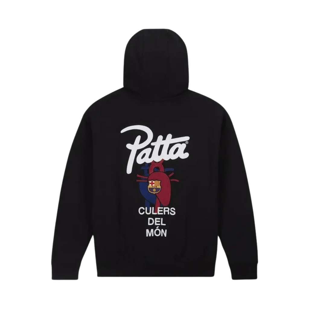 Nike gold FC Barcelona x Patta 'Culers del Món' Black Hooded Sweatshirt - JuzsportsShops