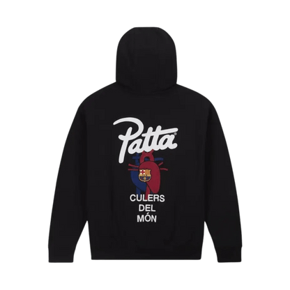 Nike FC Barcelona x Patta 'Culers del Món' Black Hooded Sweatshirt - Kick Game