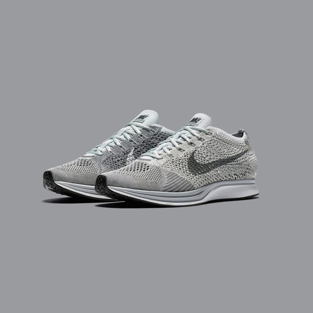 Nike Flyknit Racer Pure Platinum-Cool Grey - Kick Game
