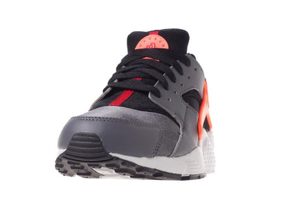 Nike Air Huarache Run GS 'Dark Grey-Hyper Crimson' - Kick Game