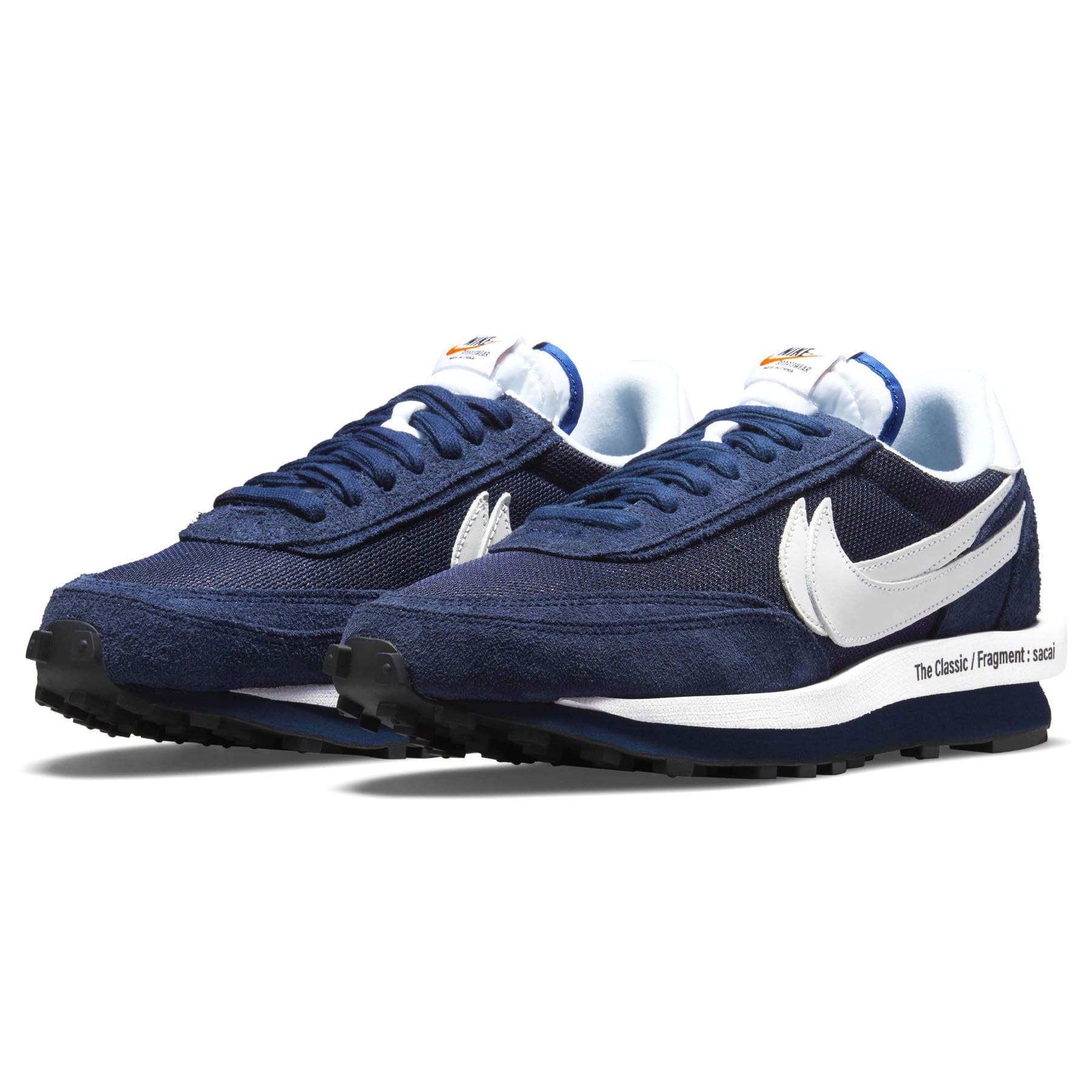 Fragment Design x sacai x Nike LDV Waffle 'Blackened Blue' - Kick Game