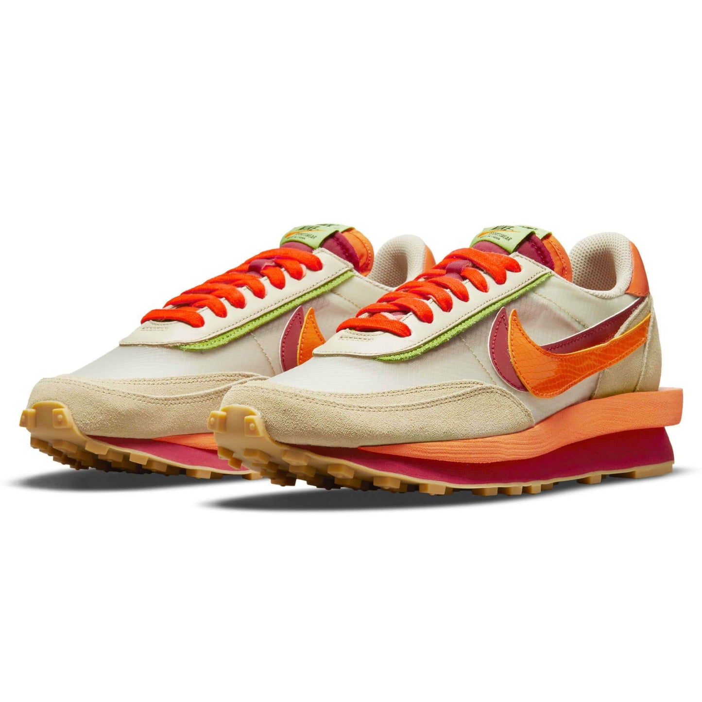 sacai x Clot x LDWaffle 'Net Orange Blaze' - Kick Game