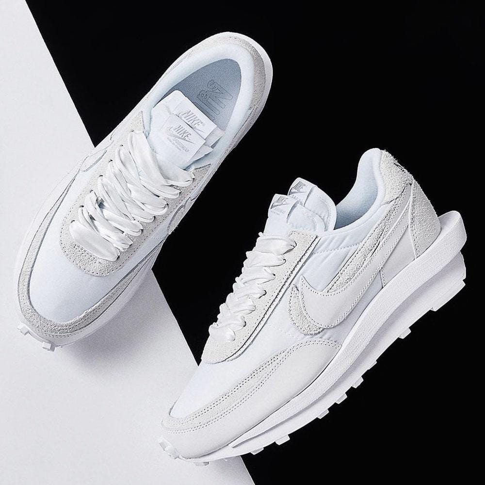 Sacai x Nike LDWaffle 'White Nylon' - Kick Game