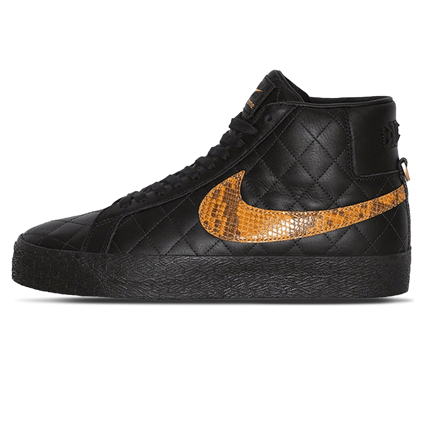 Supreme x Zoom Blazer Mid QS SB 'Black Snakeskin' - Kick Game