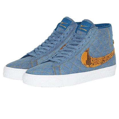 Supreme x Zoom Blazer Mid QS SB 'Denim' - Kick Game