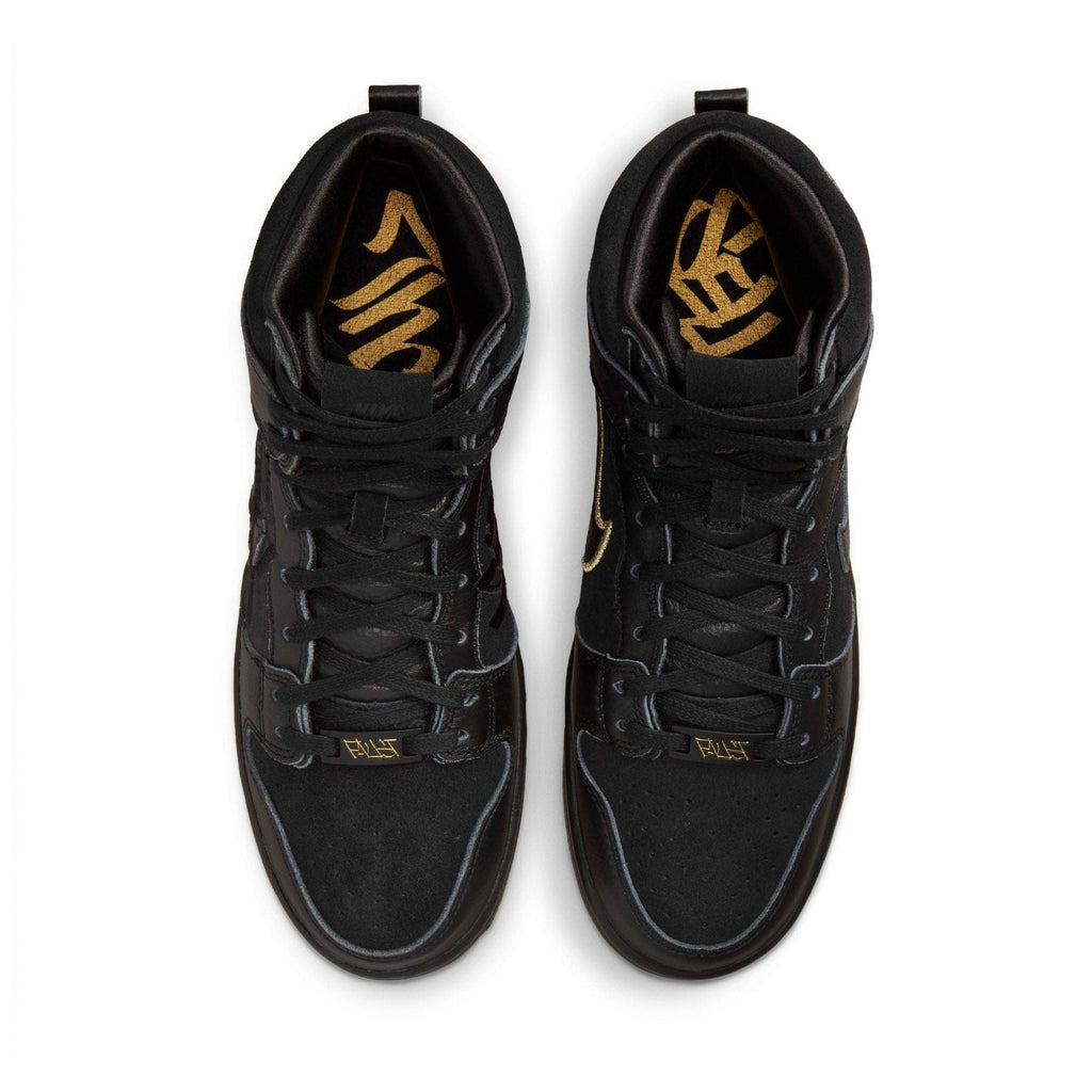 nike color sb dunk high faust black gold DH7755 001 3