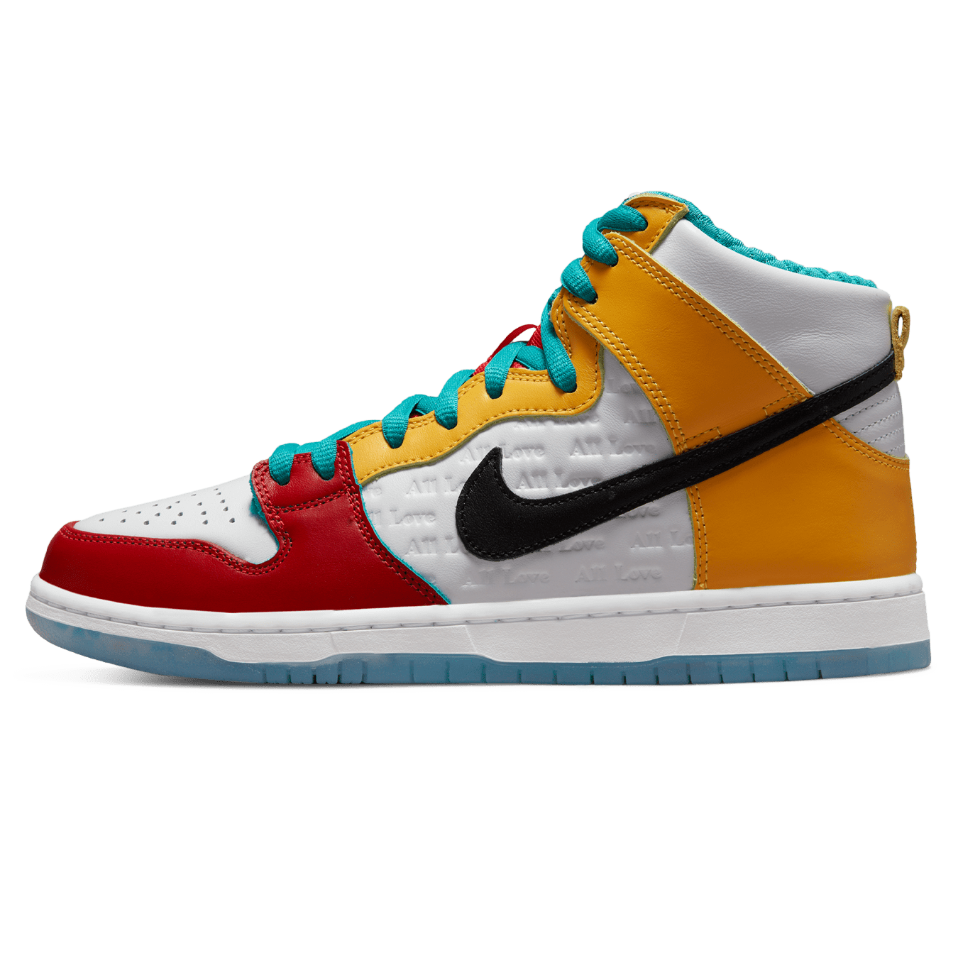 Nike Dunk High SB x froSkate 'All Love No Hate' - Kick Game