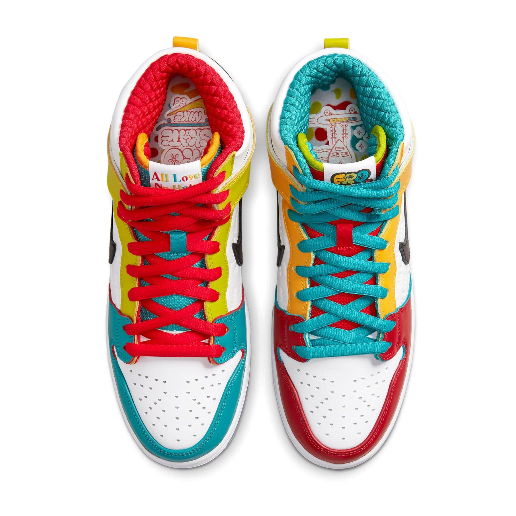 Nike Dunk High SB x froSkate 'All Love No Hate' - Kick Game