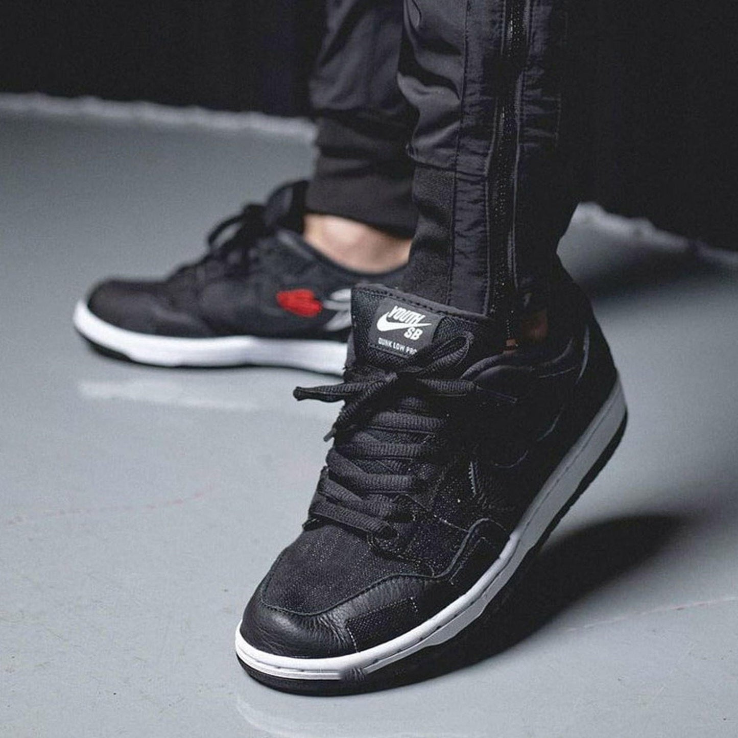 Wasted Youth x Nike Dunk Low SB 'Black Denim' - Kick Game
