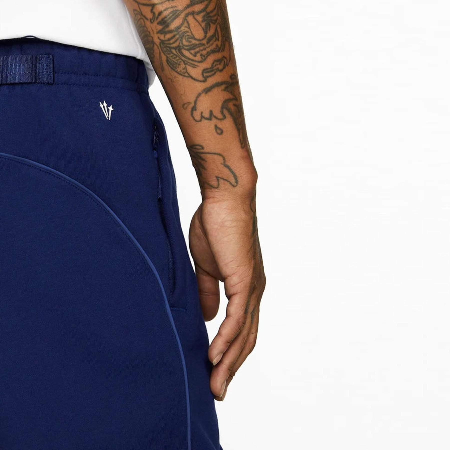 Nike x Drake NOCTA Cardinal Stock Fleece Pants Navy - Kick Game