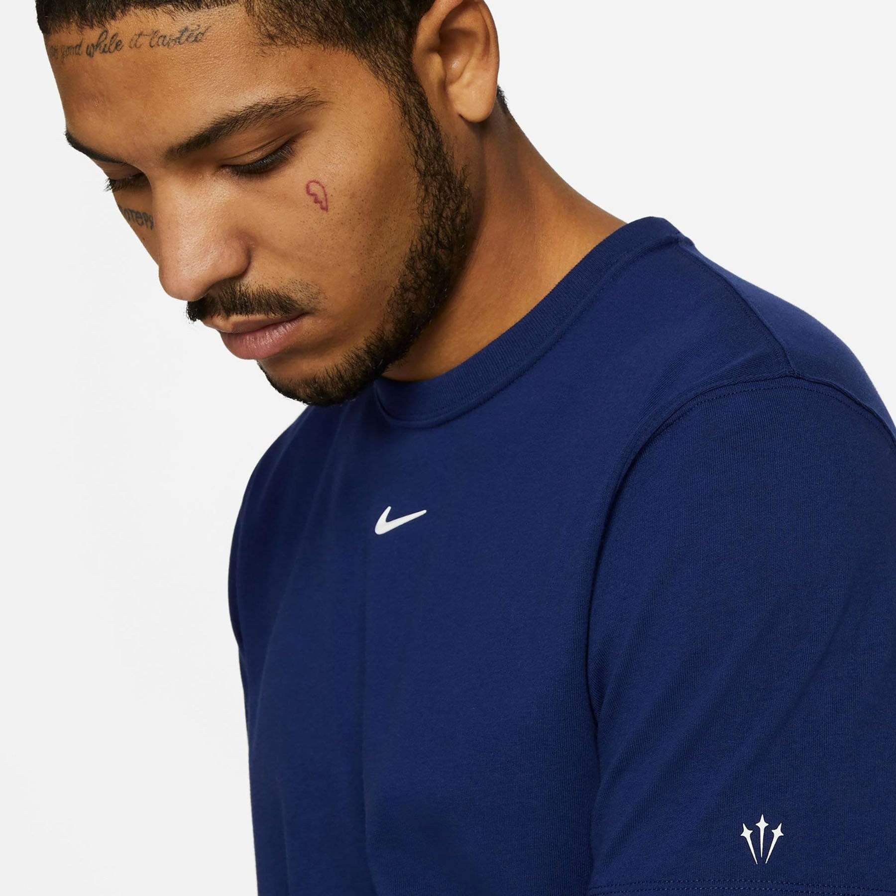 Nike x Drake NOCTA Cardinal Stock T-Shirt Navy - Kick Game