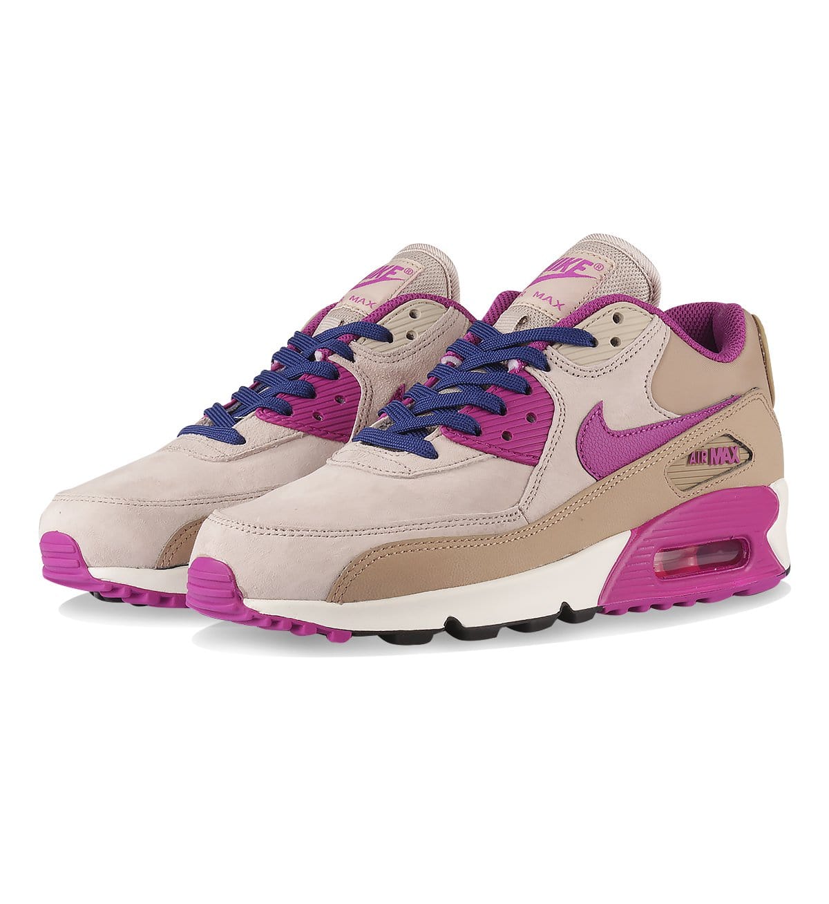Nike WMNS Air Max 90 LTR Desert Cream - Purple Dusk - Kick Game