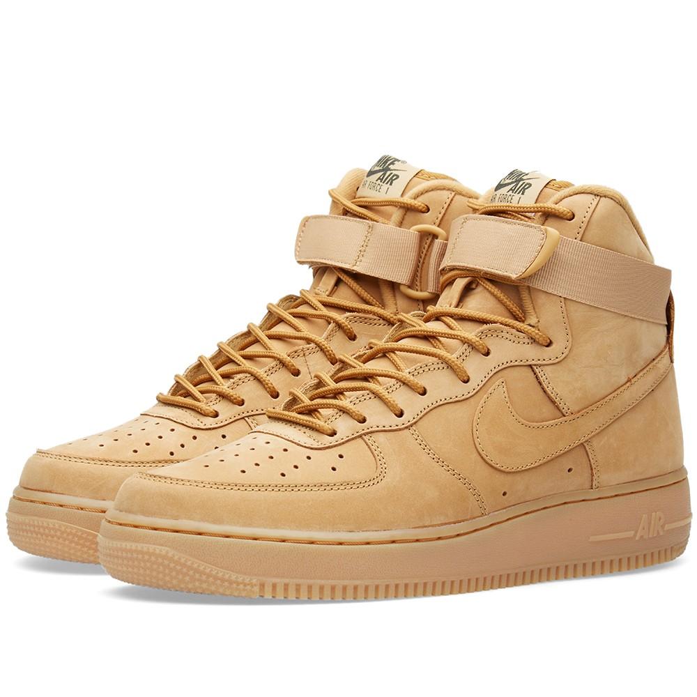 NIKE AIR FORCE 1 HIGH '07 LV8 Flax & Outdoor Green - Kick Game