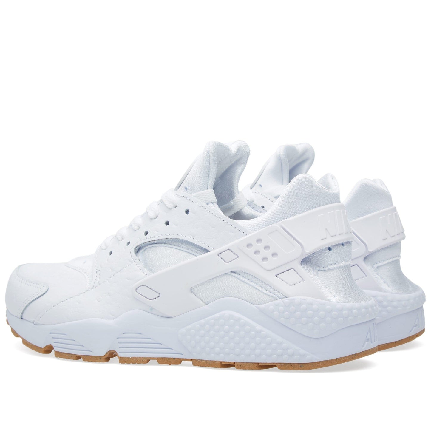NIKE AIR HUARACHE RUN White & Gum - Kick Game