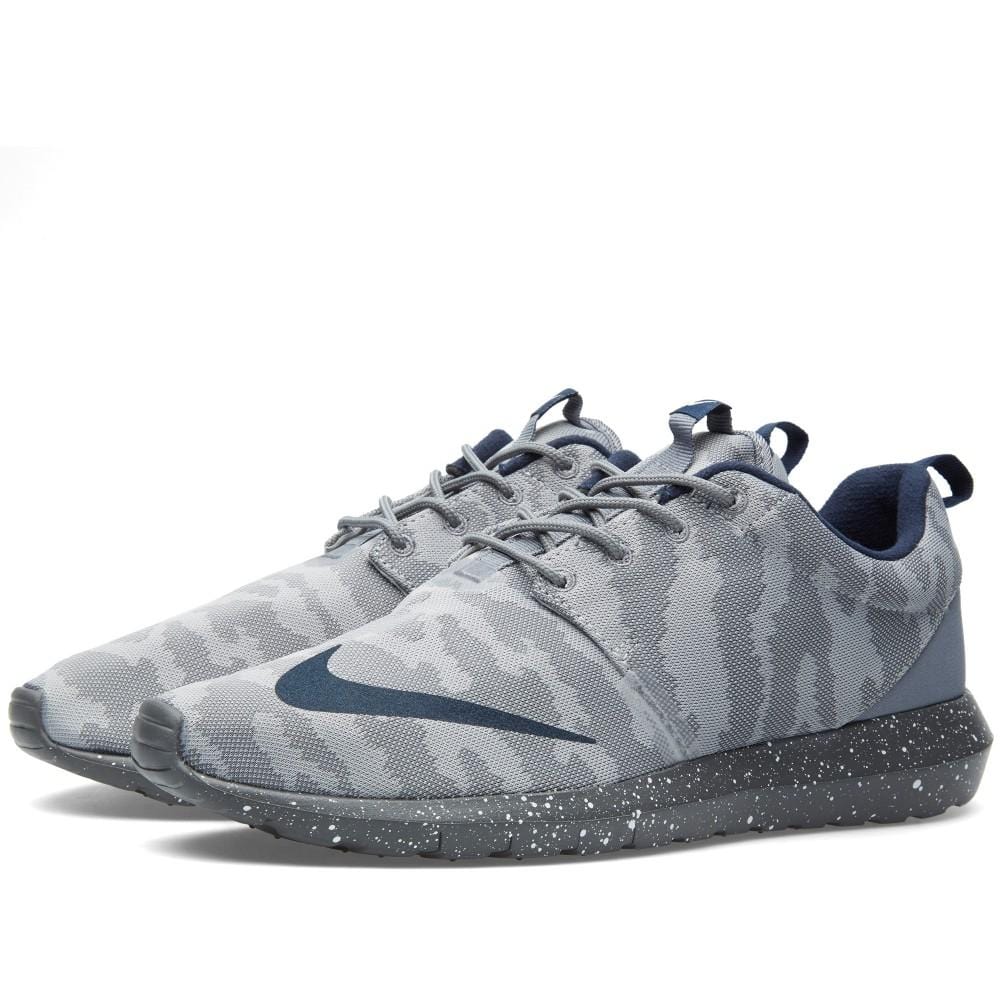 NIKE ROSHE NM FB Flat Silver & Obsidian - Kick Game