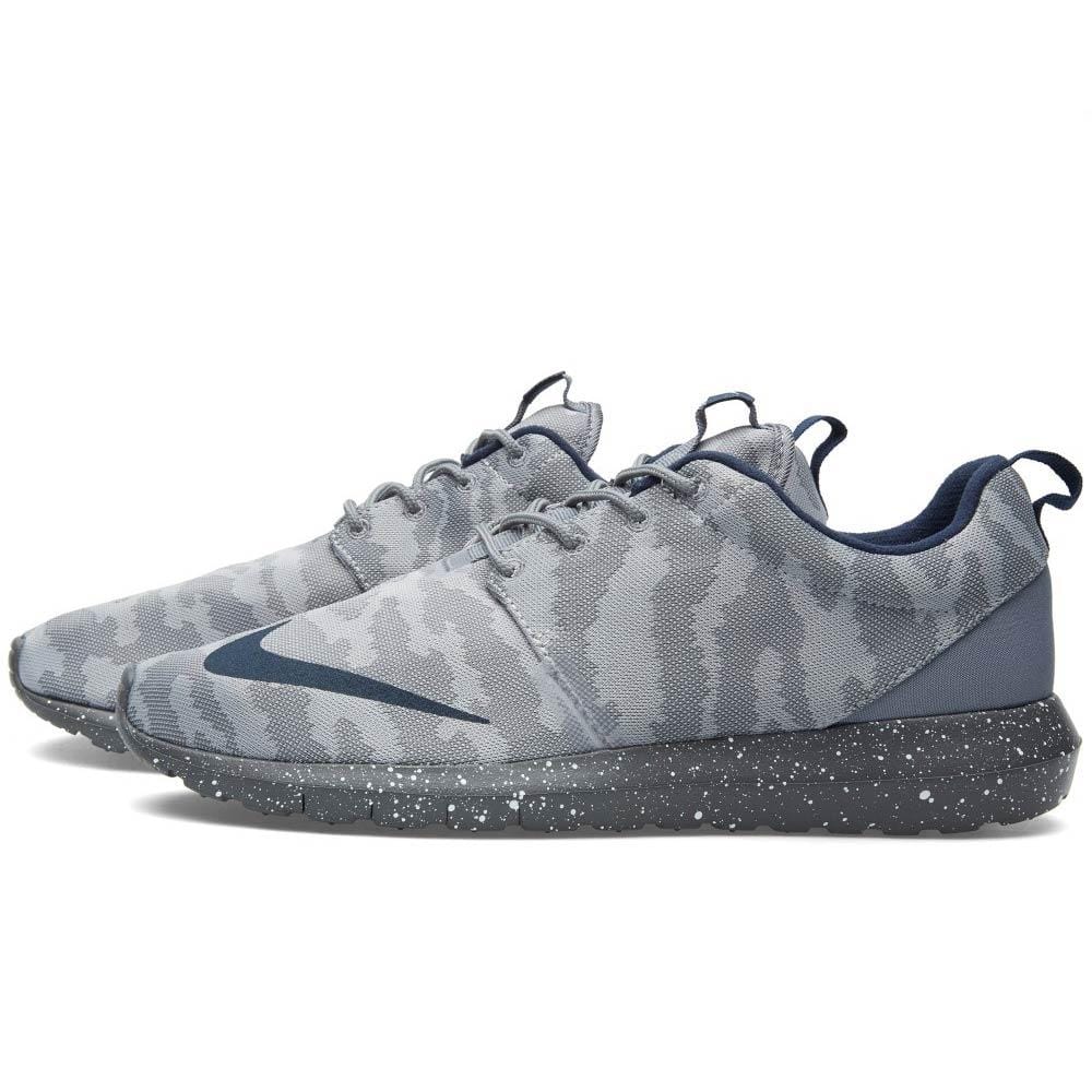 NIKE ROSHE NM FB Flat Silver & Obsidian - Kick Game