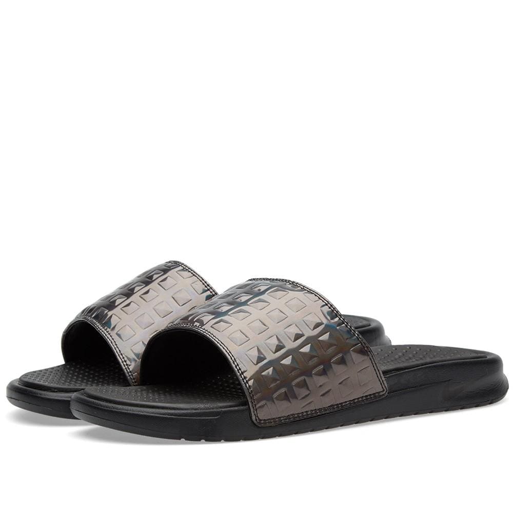 NIKE W BENASSI JDI ULTRA PREMIUM Black & SIlver - Kick Game