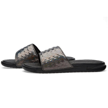 NIKE W BENASSI JDI ULTRA PREMIUM Black & SIlver - Kick Game