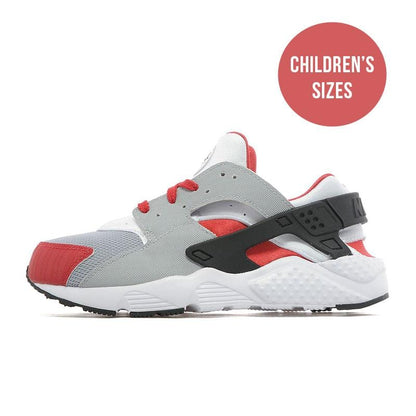 Nike Air Huarache Children 'Wolf Grey-Bright Crimson-Black' - Kick Game