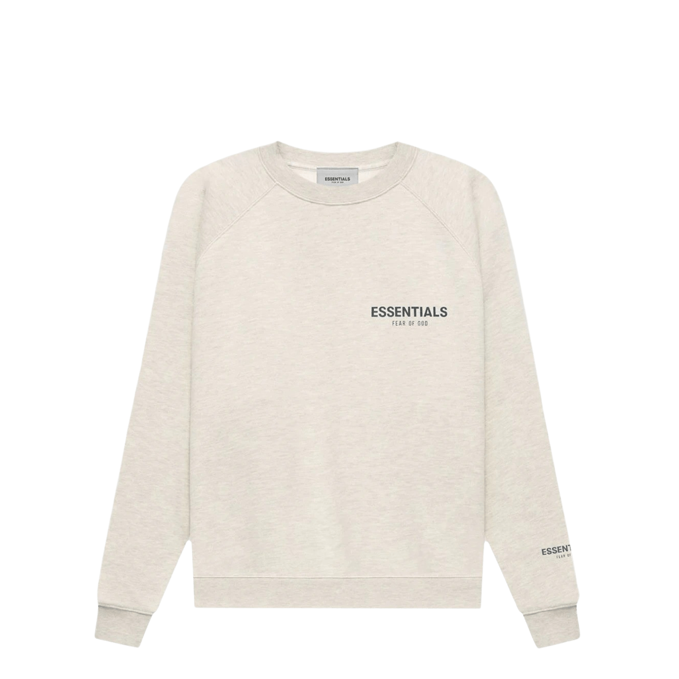 Fear of God Essentials Core Collection Pullover Crewneck Light Heather Oatmeal - Kick Game