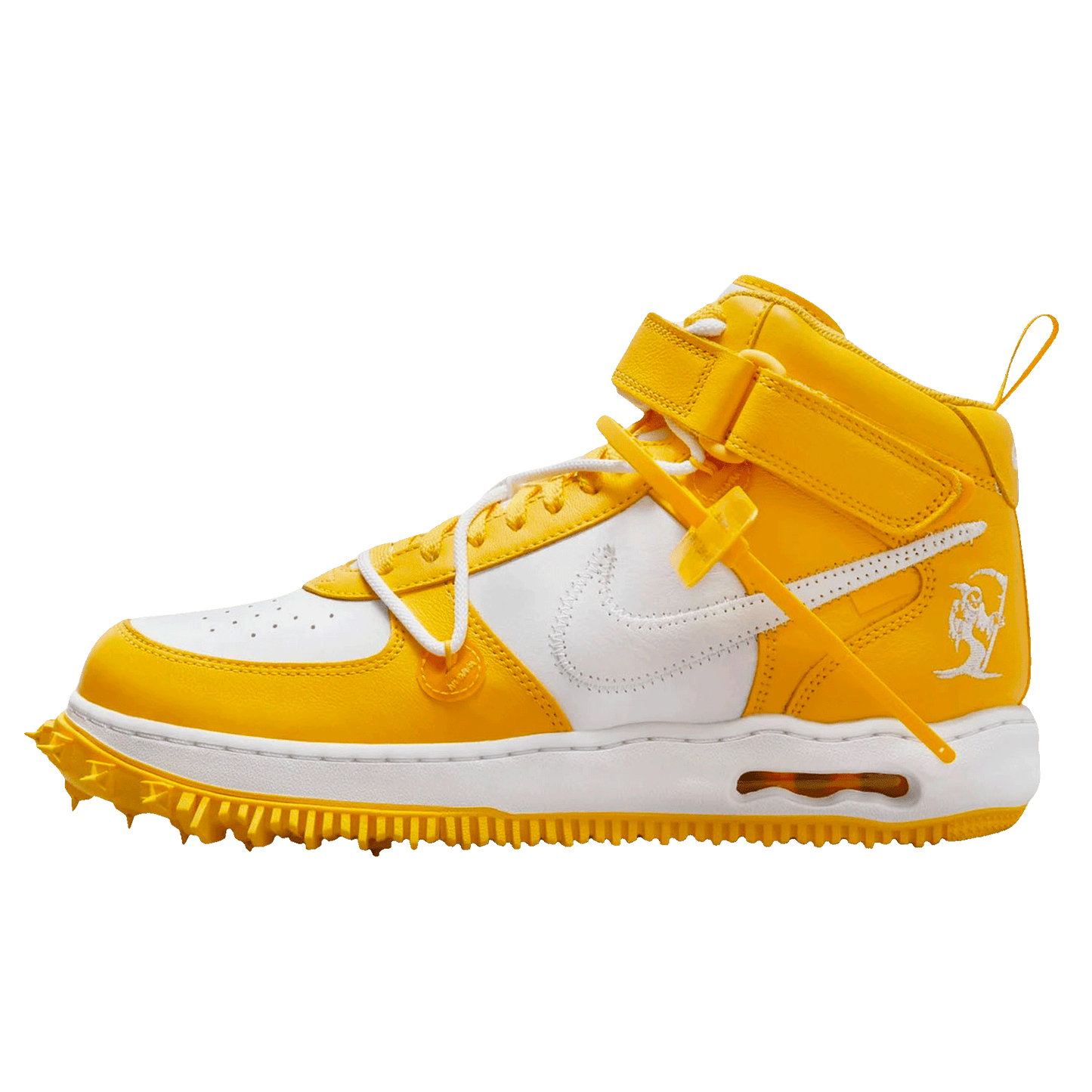 Off-White x Nike Air Force 1 Mid 'Varsity Maize' - Kick Game