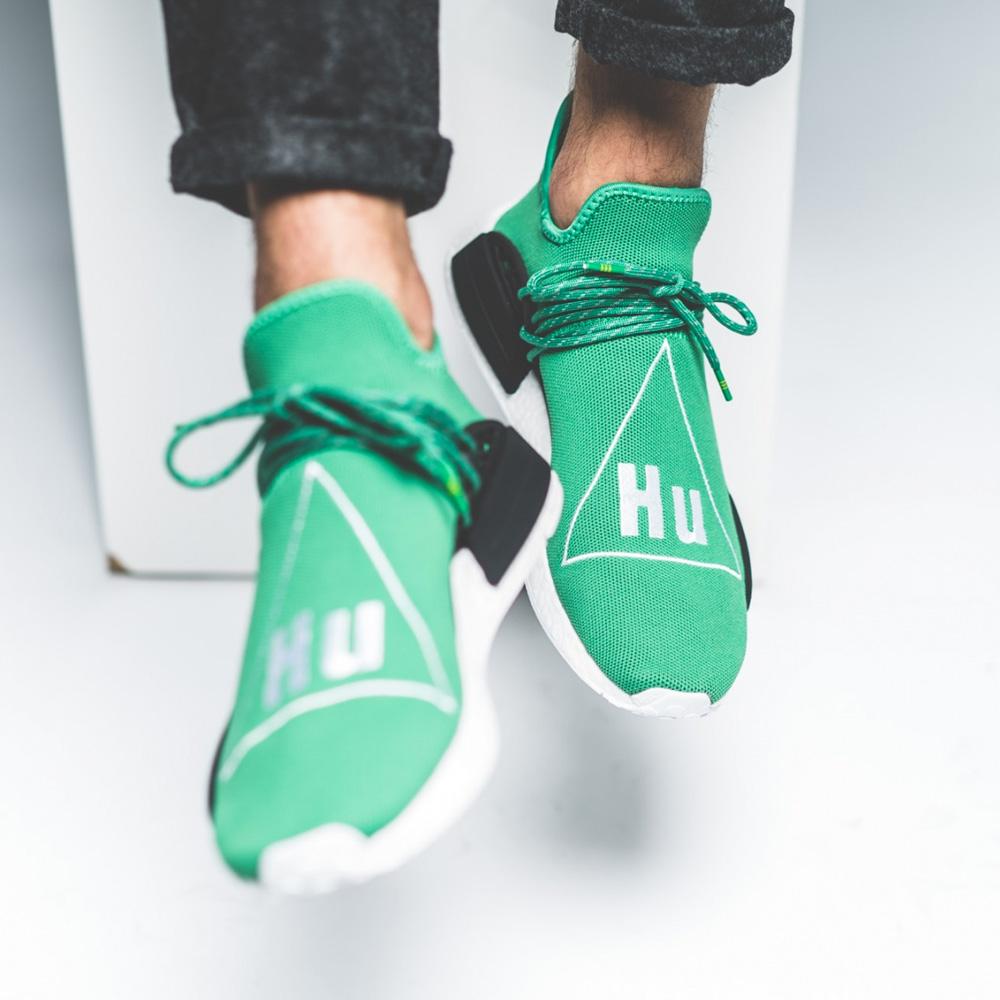 pharrell williams x adidas originals nmd human race green 6