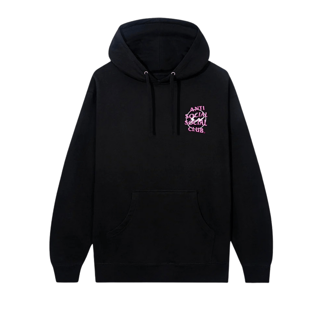 Anti Social Social Club x Fragment Precious Petals Hoodie Black Pink Kick Game