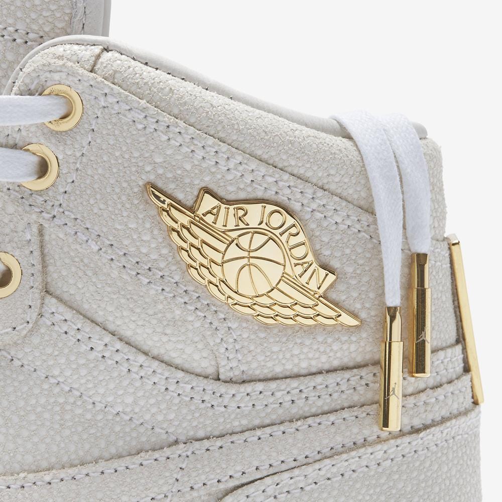 Air Jordan 1 Retro High Pinnacle White Metallic Gold - Kick Game