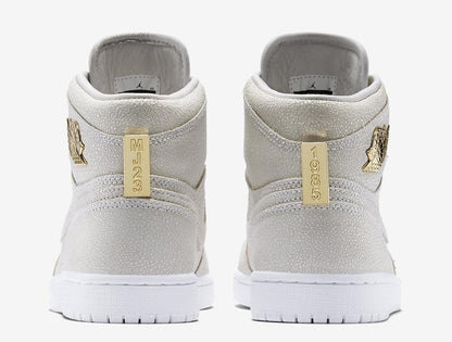 Air Jordan 1 Retro High Pinnacle White Metallic Gold - Kick Game